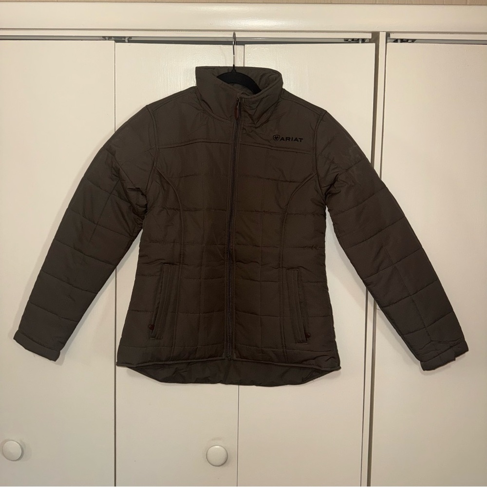 Ariat Womens Crius Brown Puffer Jacket